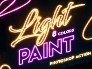 light painting photoshop action1