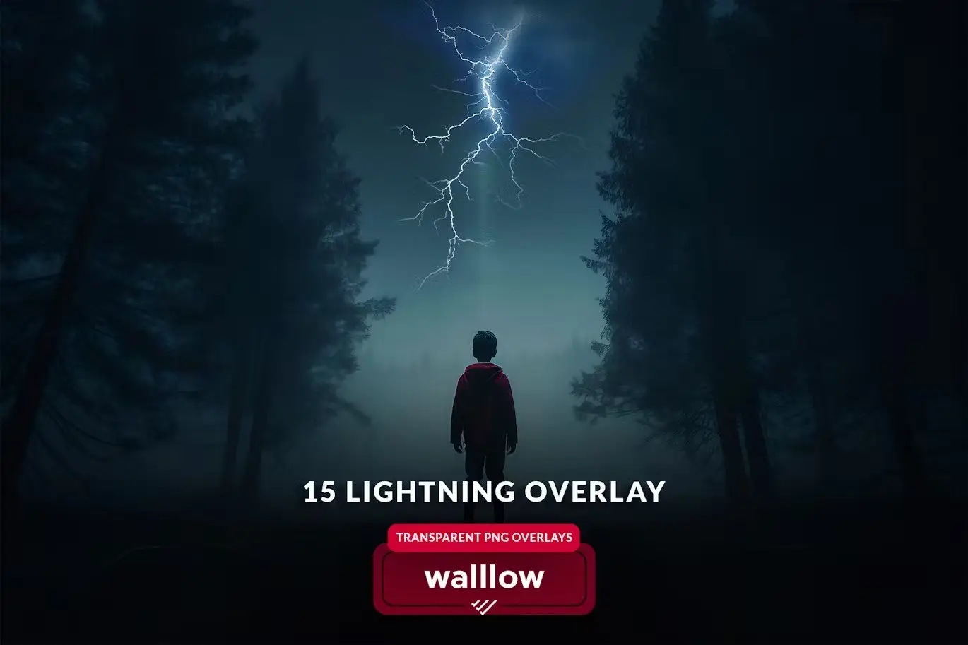 Lightning Effect Photoshop Transparent PNG Overlay