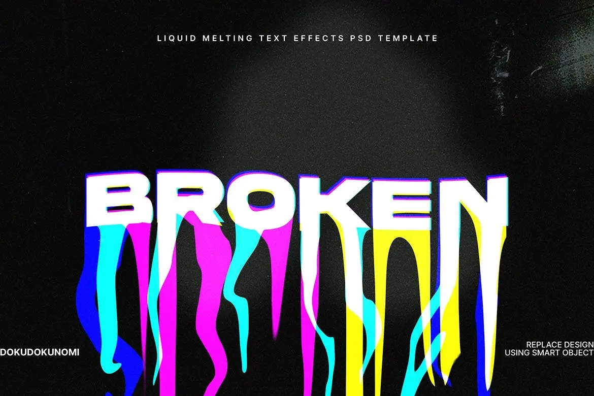 Liquid Melting Text Effects 4 liquid melting text effects3