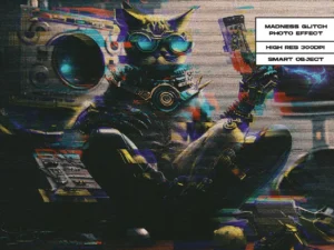 madness glitch photo effect1