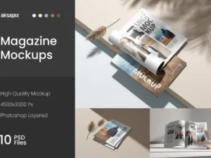 magazine mockup