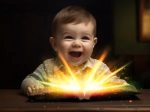 magical book light gift light png photo overlay4
