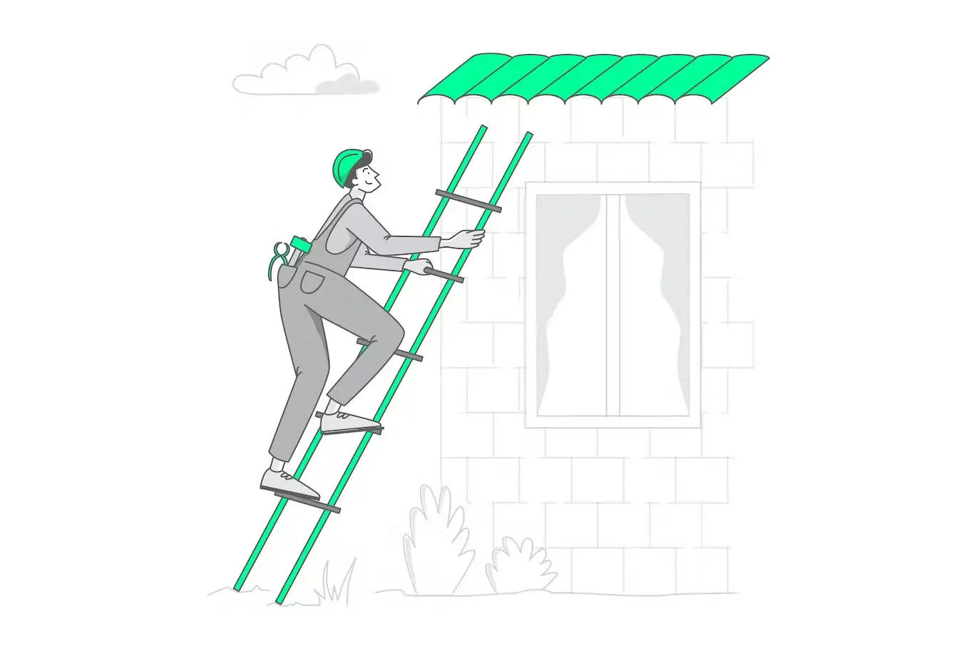 Man is Repairing a Closet 8 man is repairing illustrations07