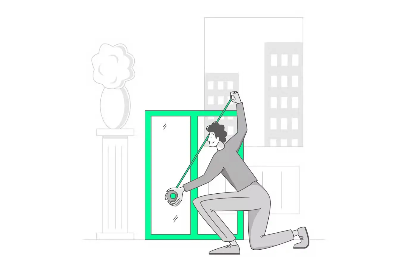 Man is Repairing a Closet 14 man is repairing illustrations15
