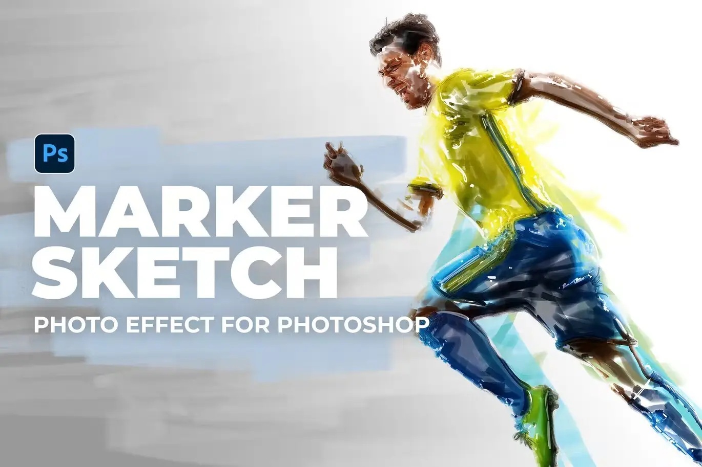 Marker Sketch Photo Effect for Photoshop