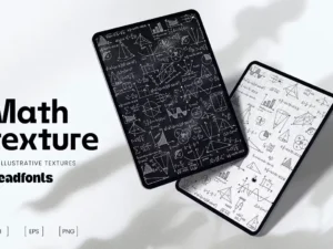 math doodles texture background1