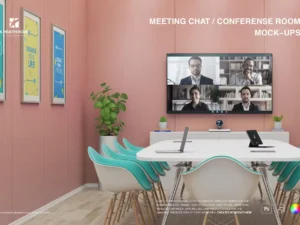 meeting chat conferense room mock ups1
