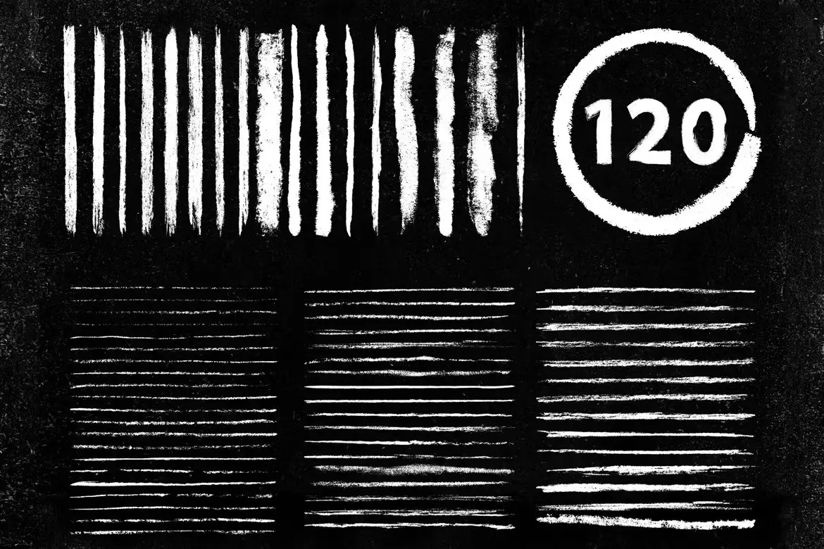 Megapack of Chalks for Adobe Illustrator