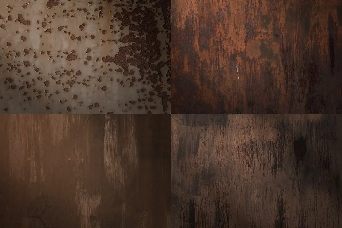 Metal Rust, Scratches and Cracks Backgrounds