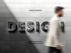 metal sign logo mockup1
