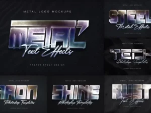 metal text and logo effects1