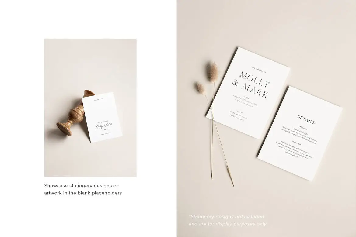 Mila 5x7 Stationery Photo Mockups