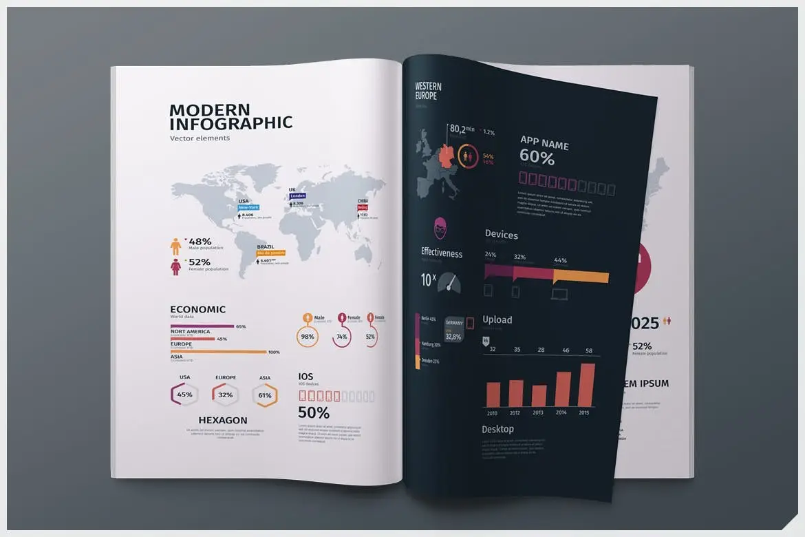 Modern Editable Infographics vol. 01 14 modern editable infographics01