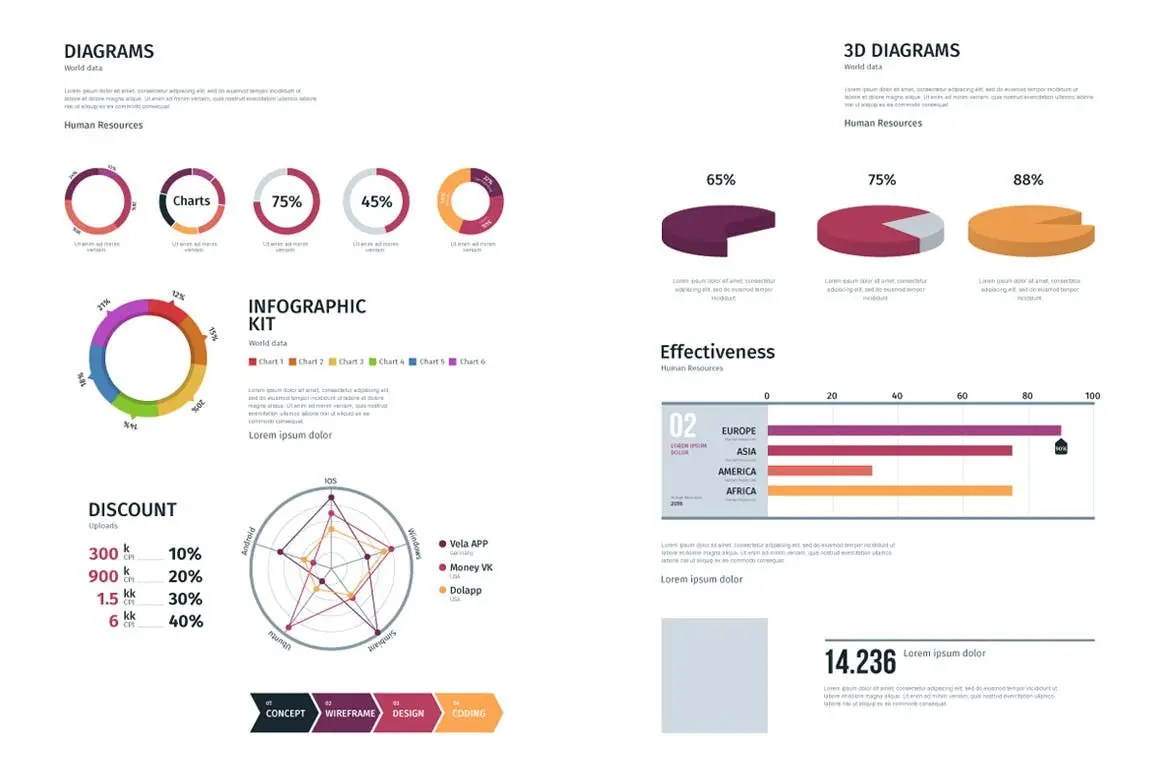 Modern Editable Infographics vol. 01 11 modern editable infographics05