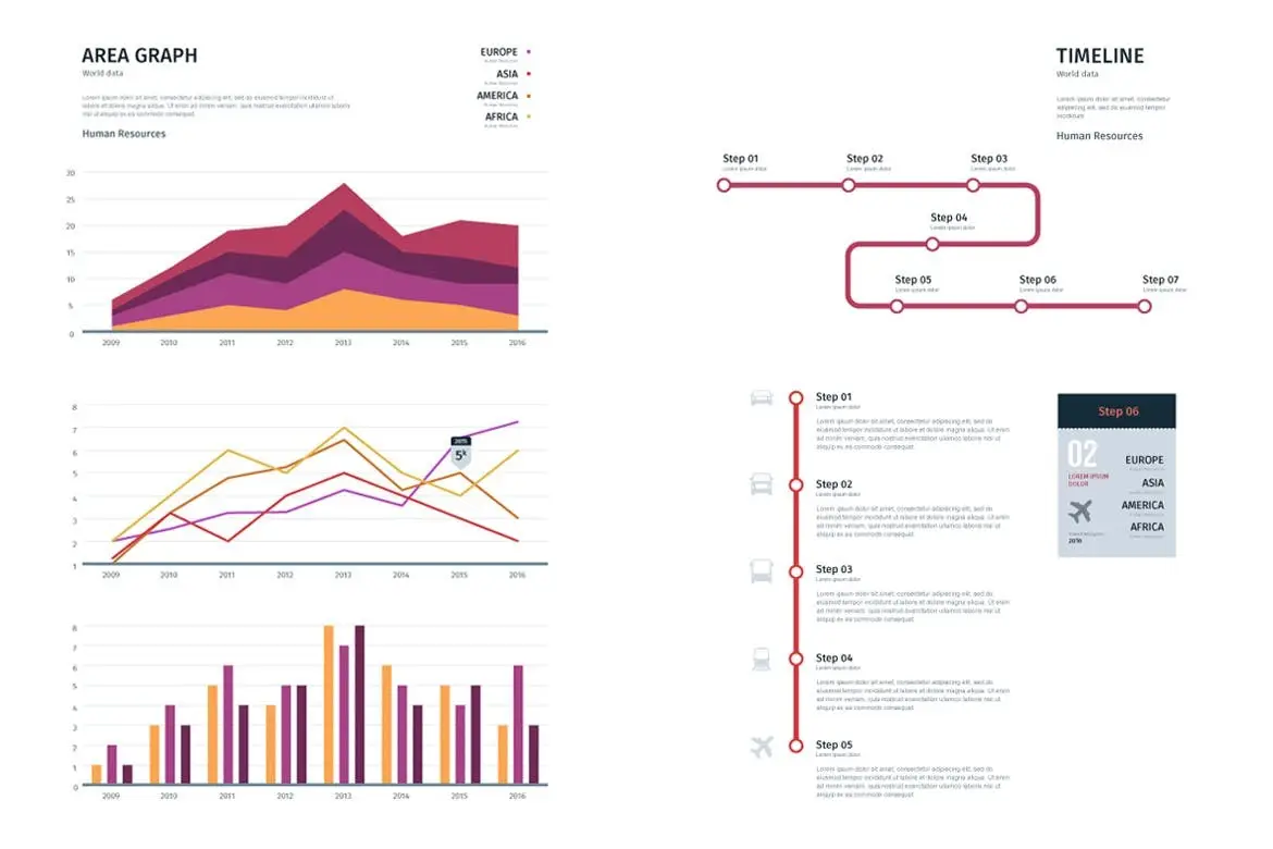 Modern Editable Infographics vol. 01 12 modern editable infographics06