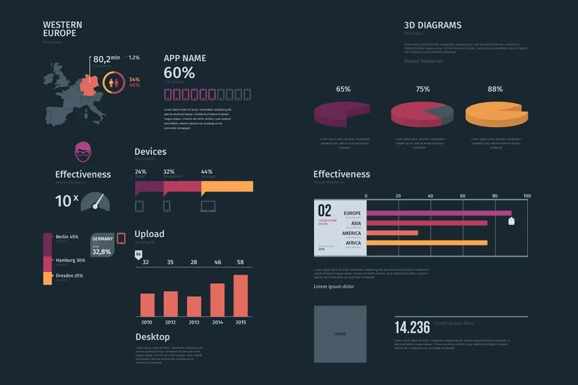 Modern Editable Infographics vol. 01 13 modern editable infographics08