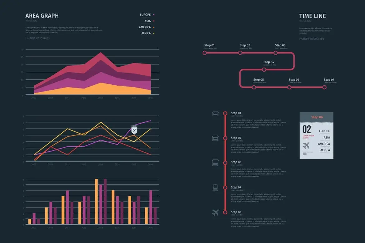 Modern Editable Infographics vol. 01 4 modern editable infographics09