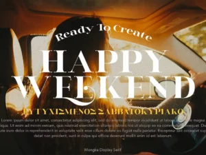 mongka display font 2