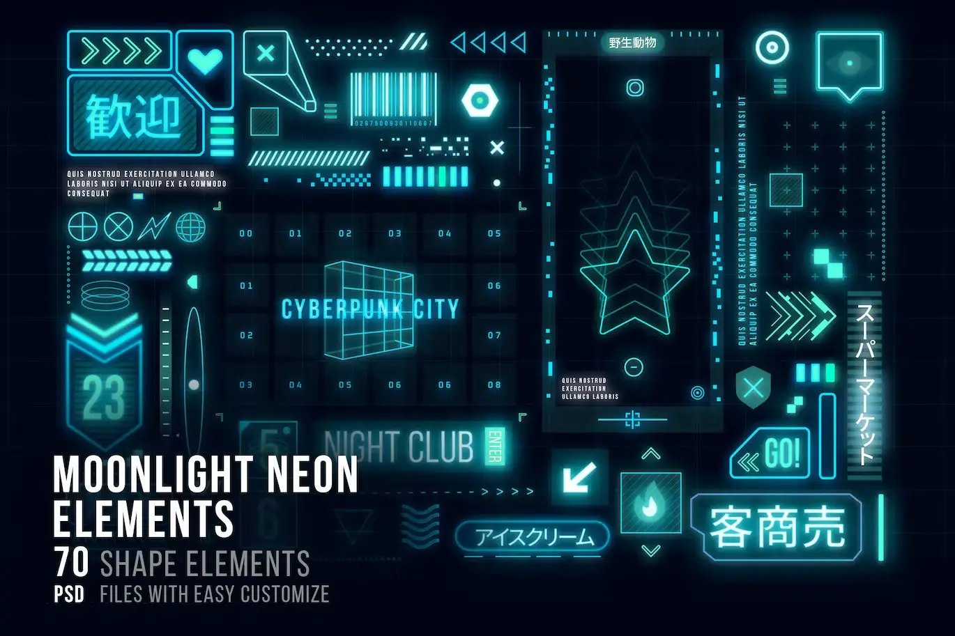 Moonlight Neons