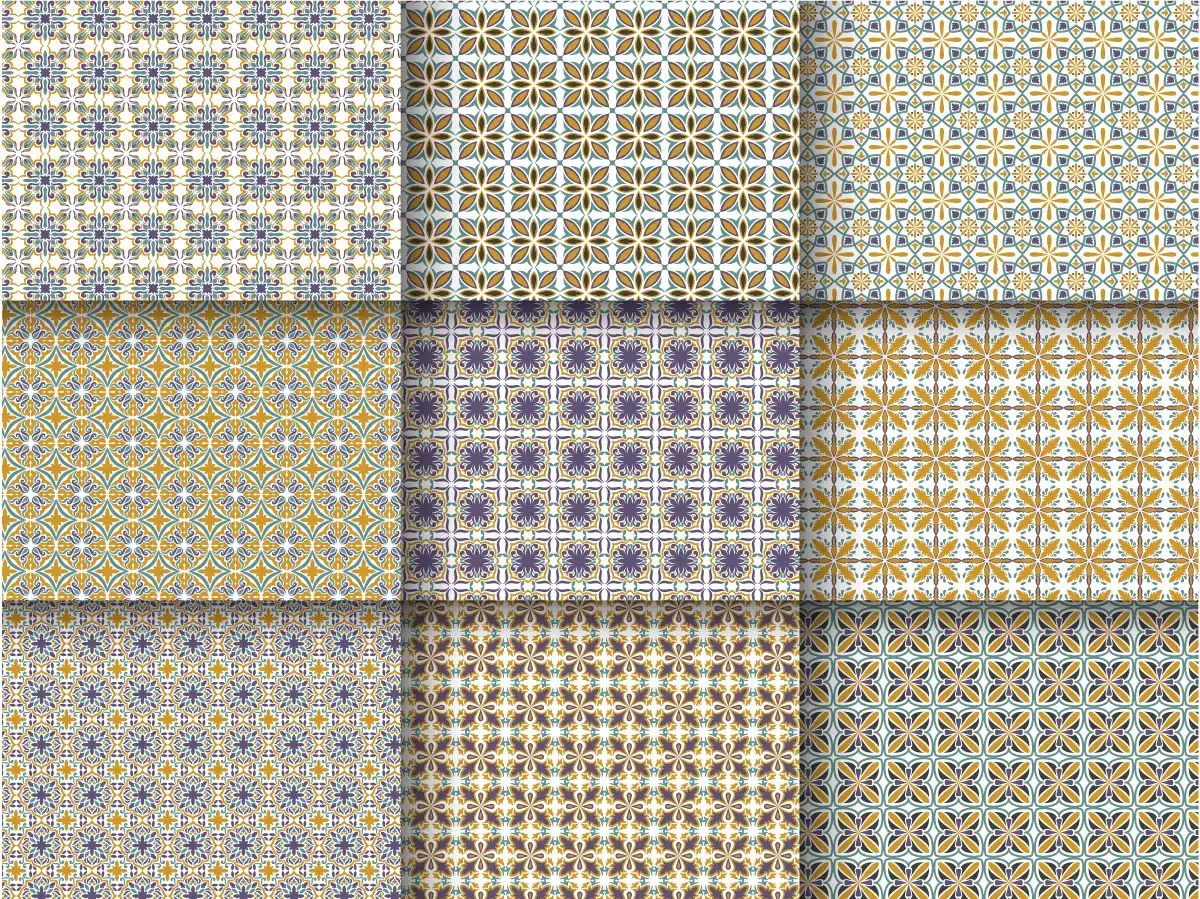 Morrocan Seamless Pattern Arabic Floral Decorative 6 morrocan seamless pattern arabic floral decorative2