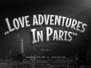 motion picture retro text effect
