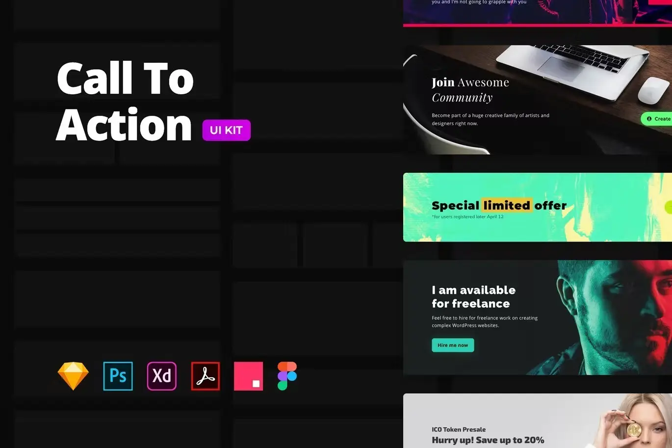 Crowdfunding & Donations – Multi-Format UI KIT