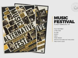 music festival flyer template2