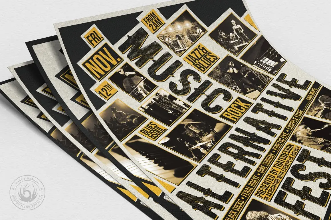 Music Festival Flyer Template V11 15 music festival flyer template5 1