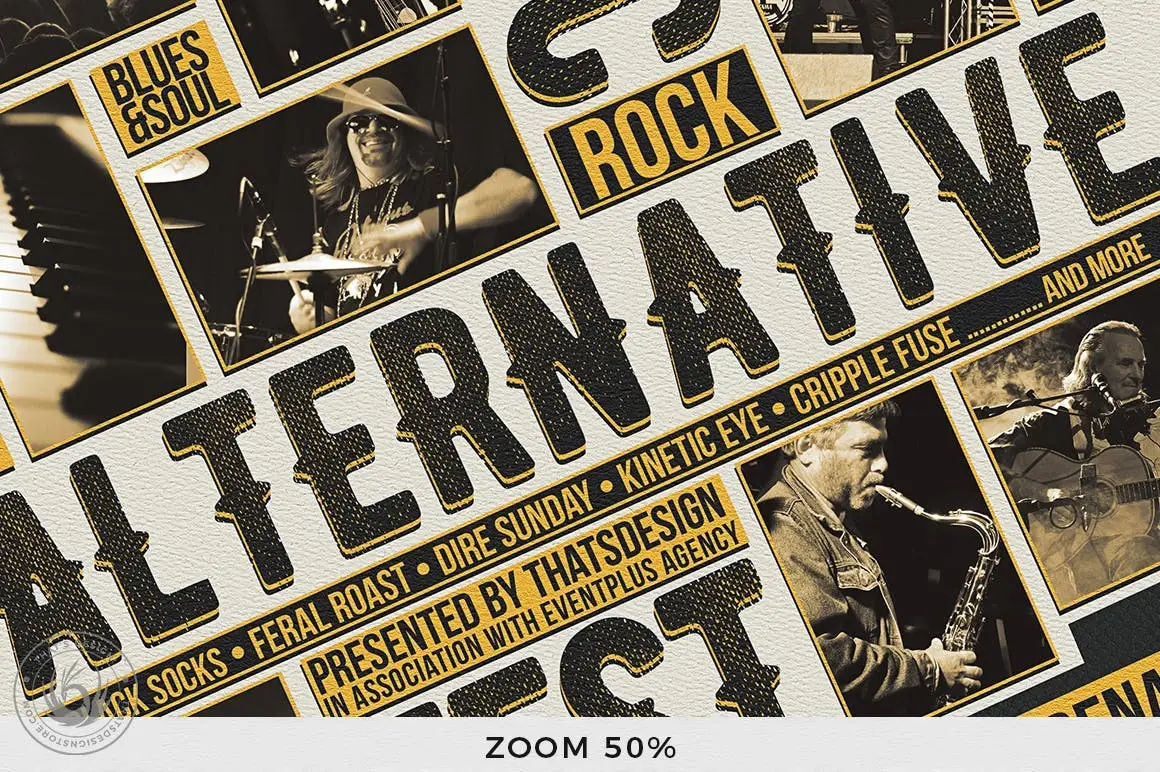 Music Festival Flyer Template V11 5 music festival flyer template7 2