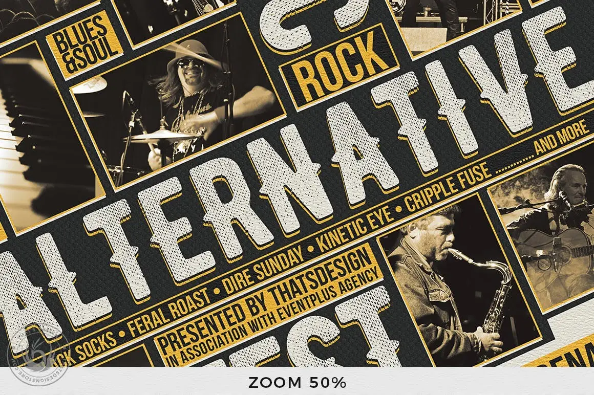 Music Festival Flyer Template V11 12 music festival flyer template8 2