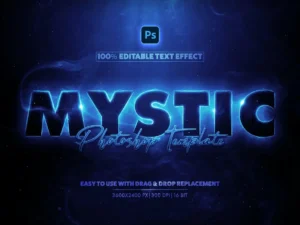 mystic text logo effect1