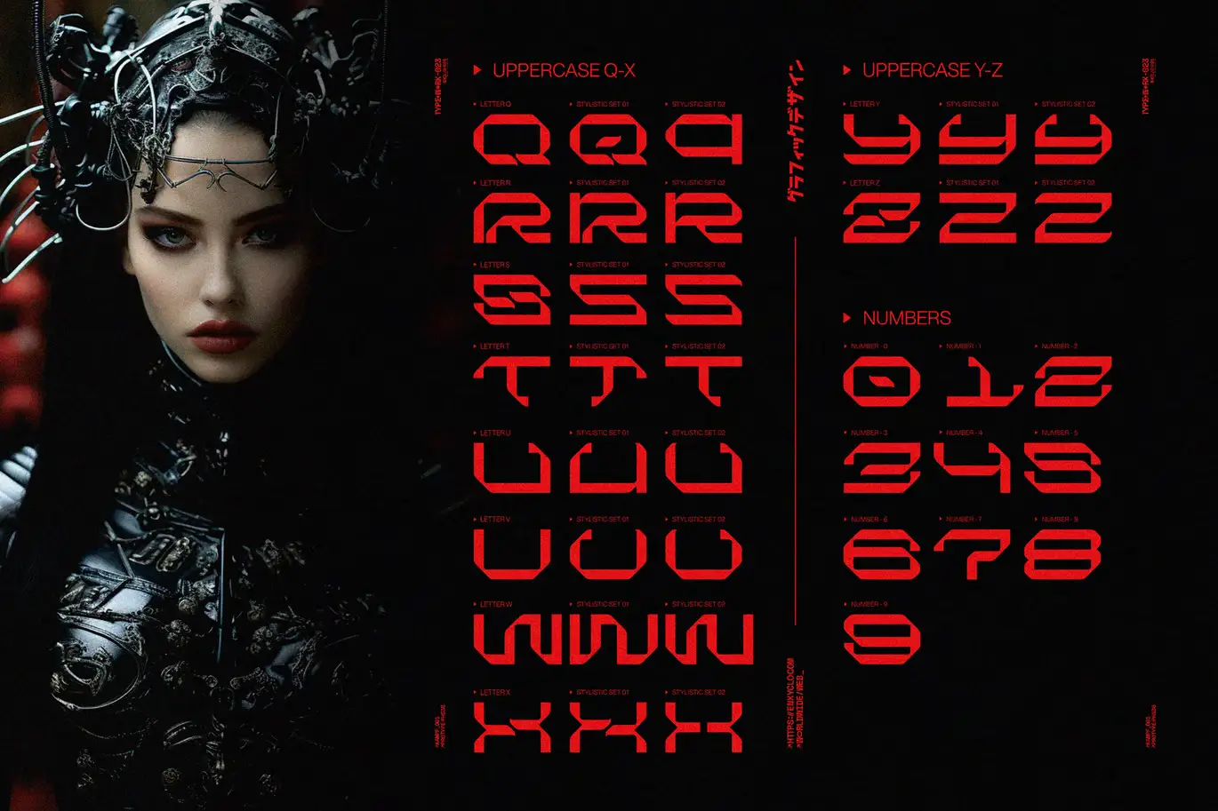 NCL Kregas - Cyberpunk Futuristic Techno Font 6 ncl kregas by studio innate 1