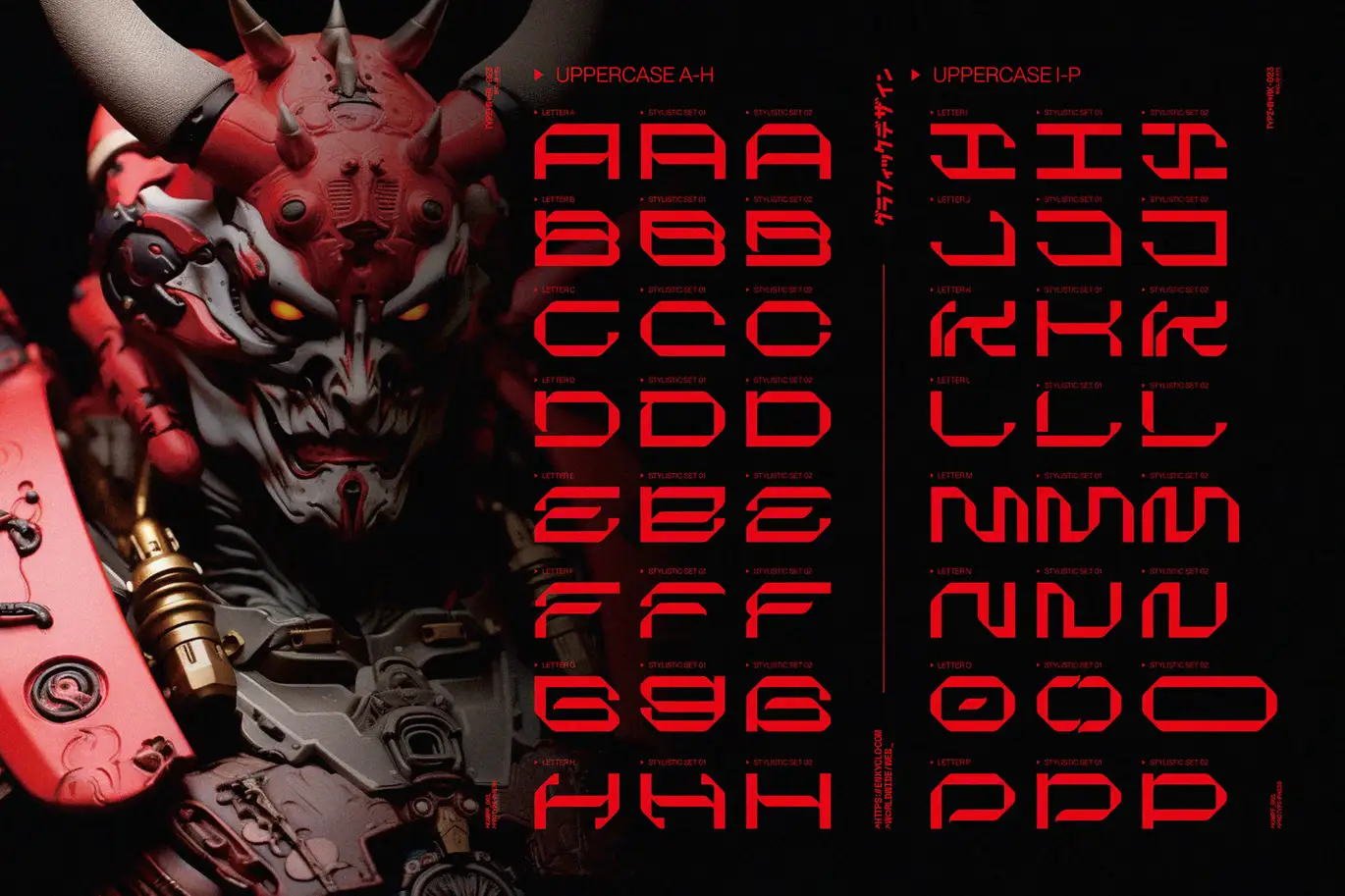 NCL Kregas - Cyberpunk Futuristic Techno Font 8 ncl kregas by studio innate 12