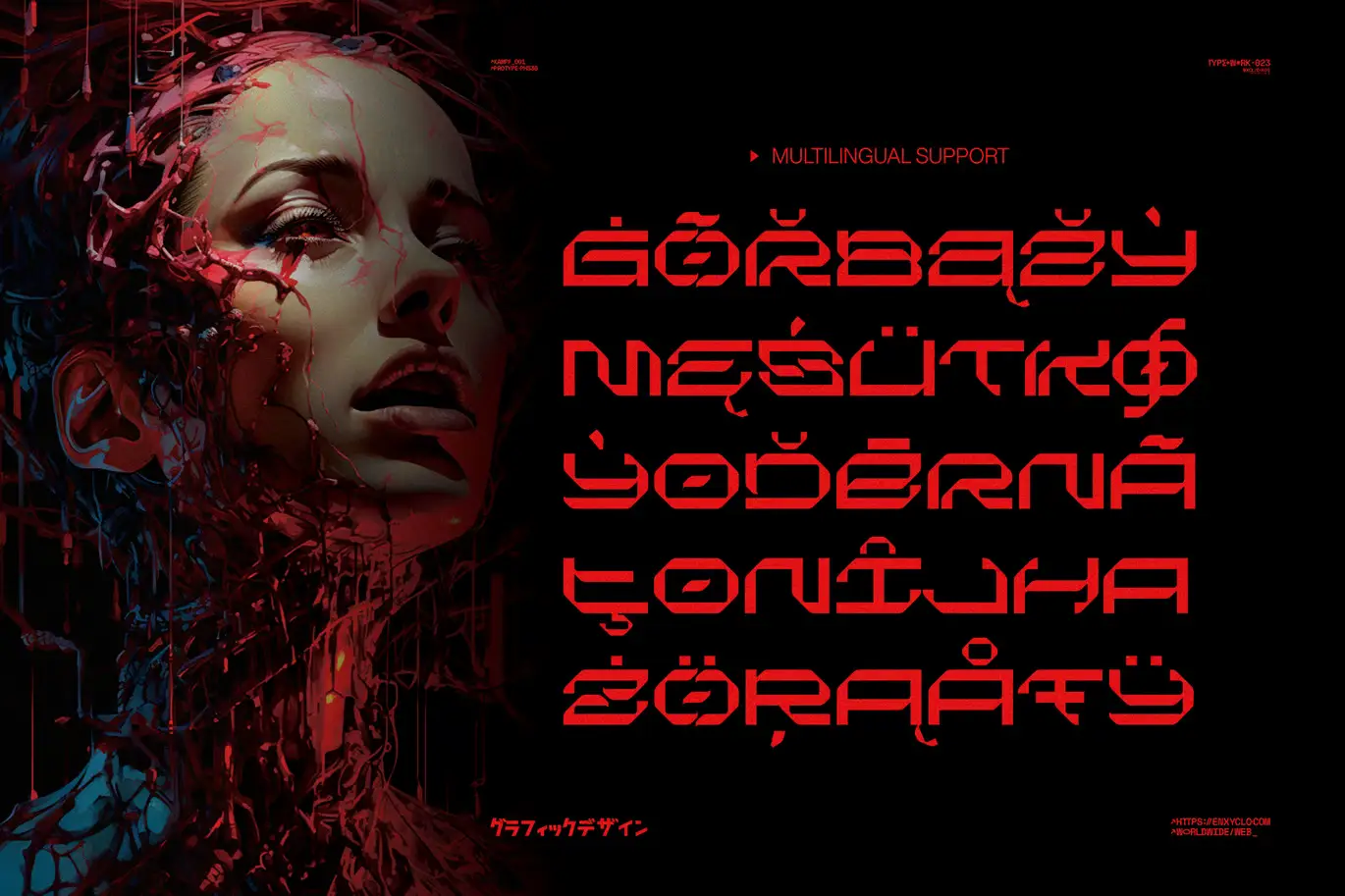NCL Kregas - Cyberpunk Futuristic Techno Font 4 ncl kregas by studio innate 3