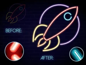 neon brushes 1