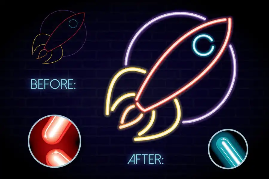 Neon Brushes