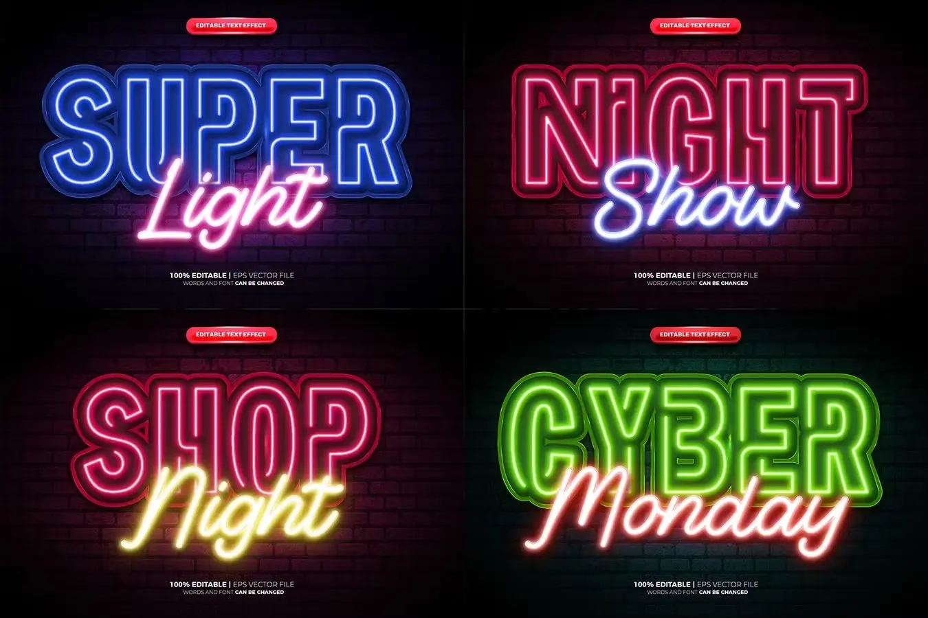 Neon Glow Text Effect