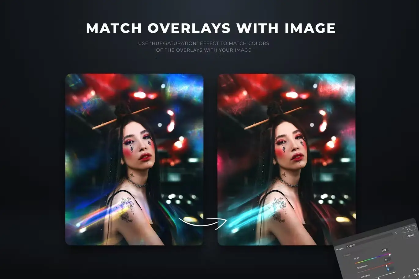 Neon Light Overlays