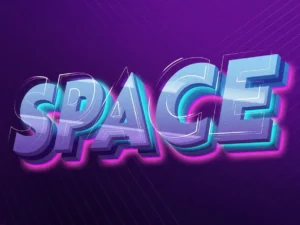 neon lighting text effect1