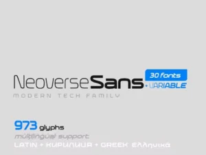 neoverse font family01