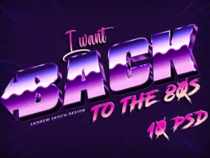 new 80s text effects1
