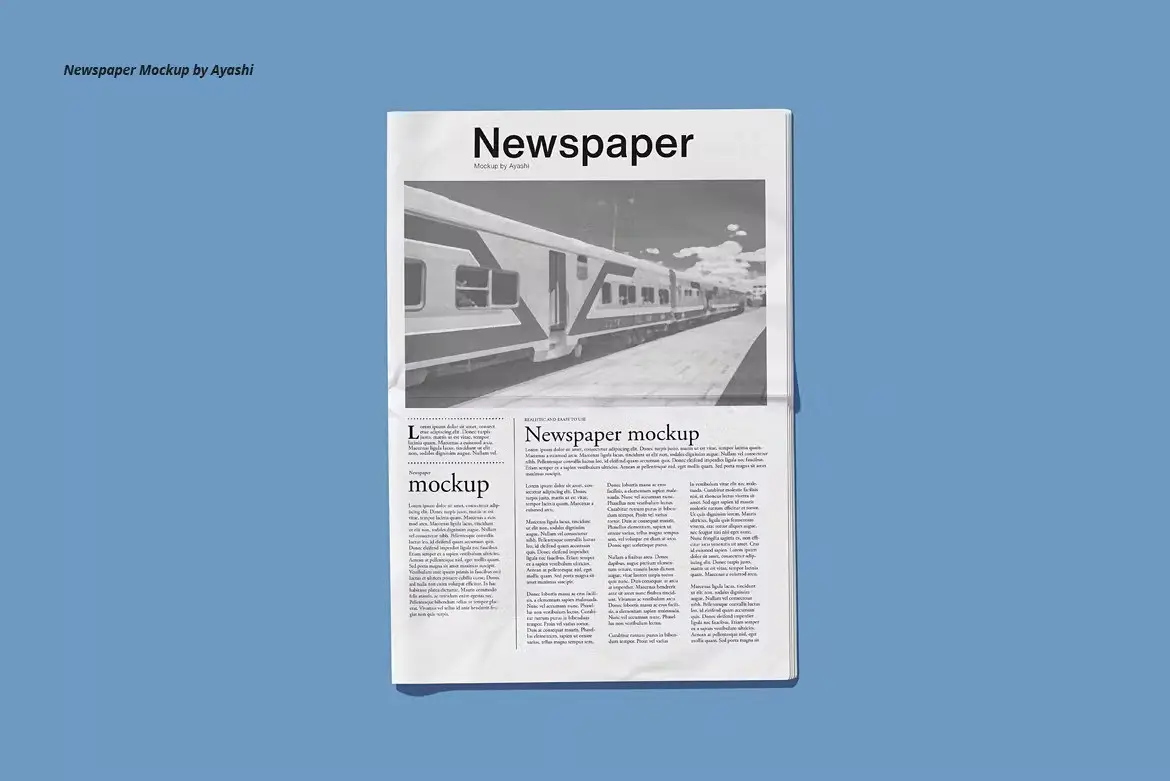 Newspaper Mockup 5 newspaper mockup4