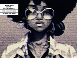 noise vhs glitch photo effect1