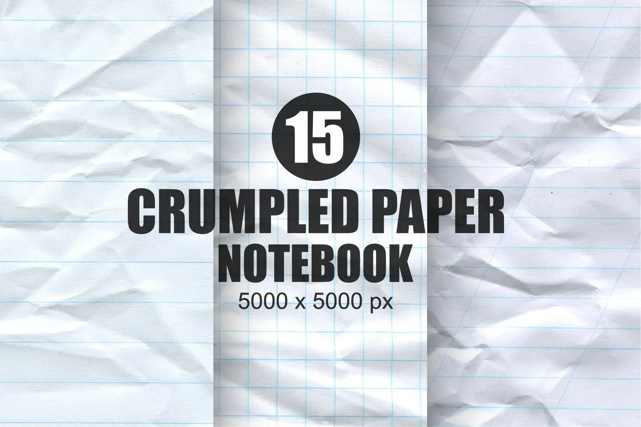 Notebook Crumpled Paper Textures