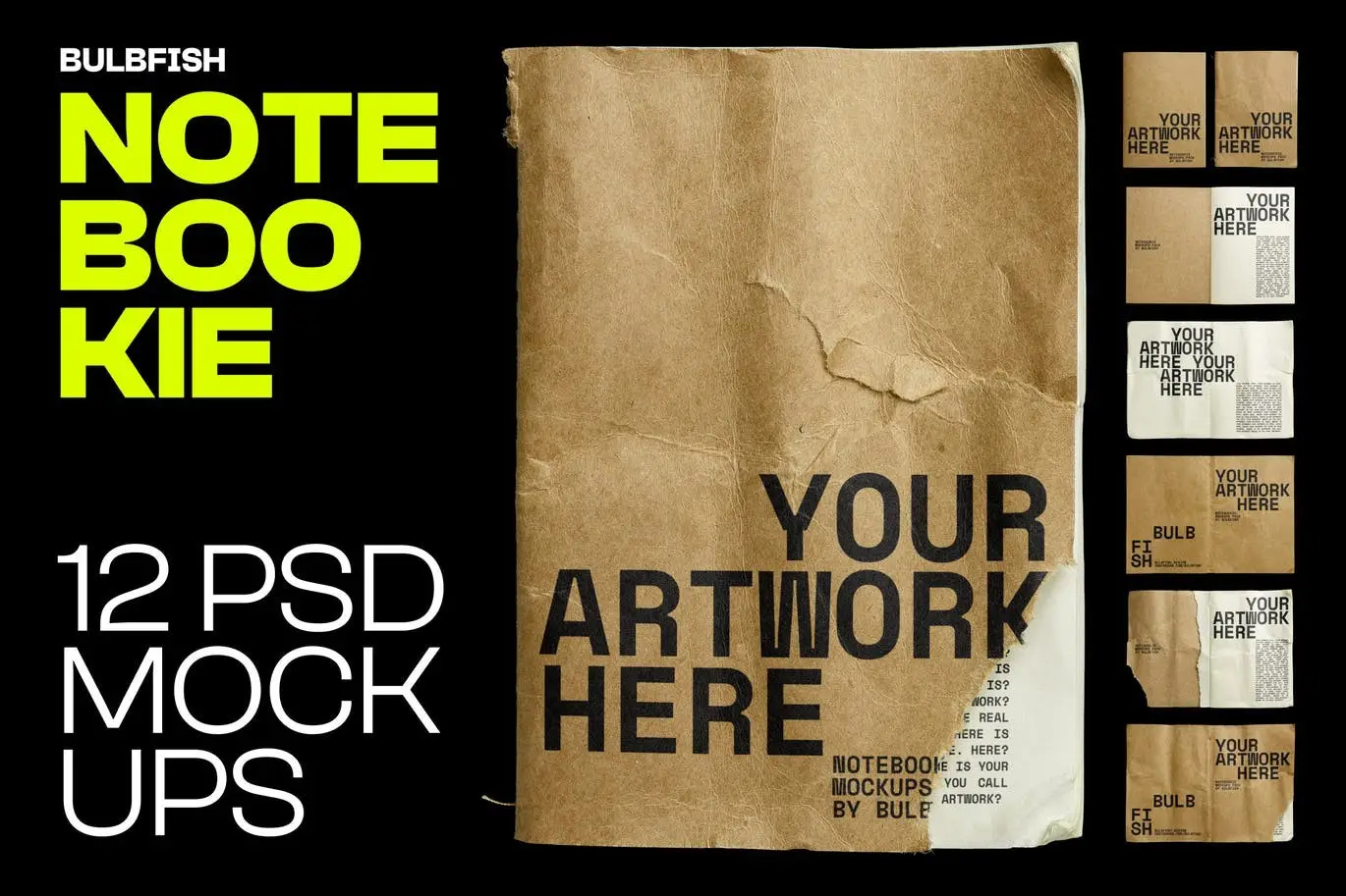 Notebookie Mockups Pack