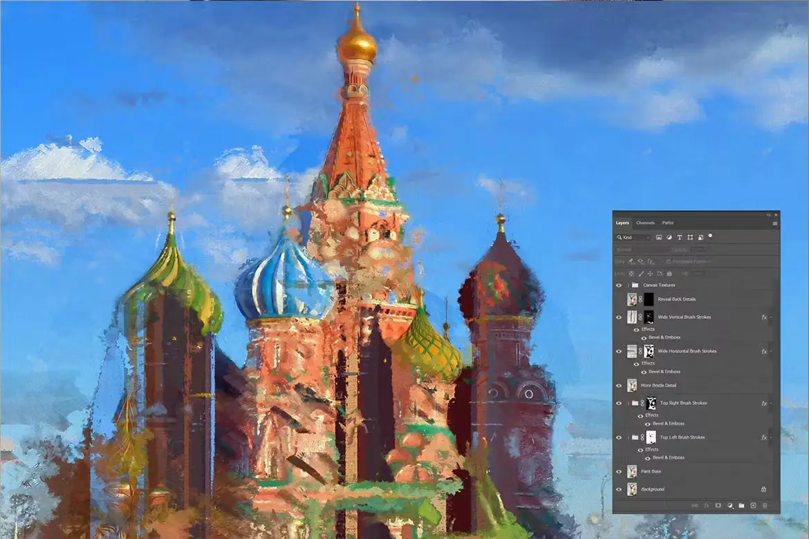 Oil Paint FX Photoshop Action Plugin 8 oil paint fx photoshop action plugin06