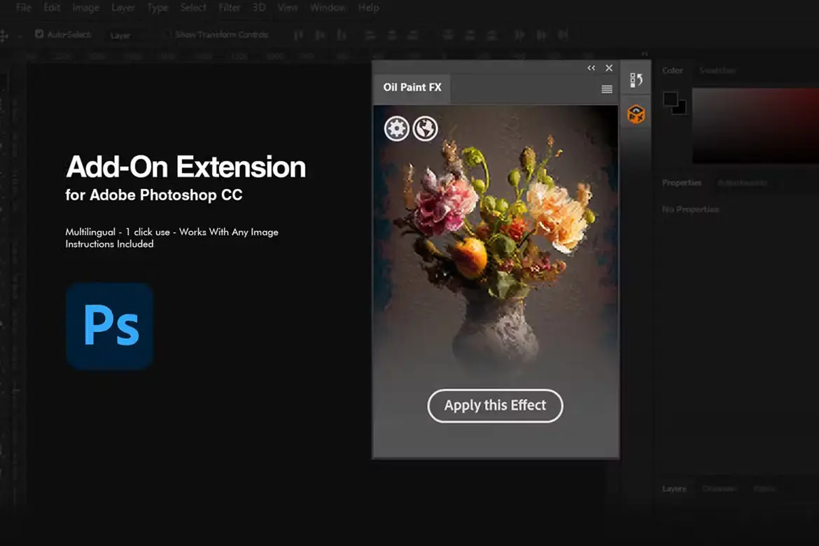 Oil Paint FX Photoshop Action Plugin 11 oil paint fx photoshop action plugin09