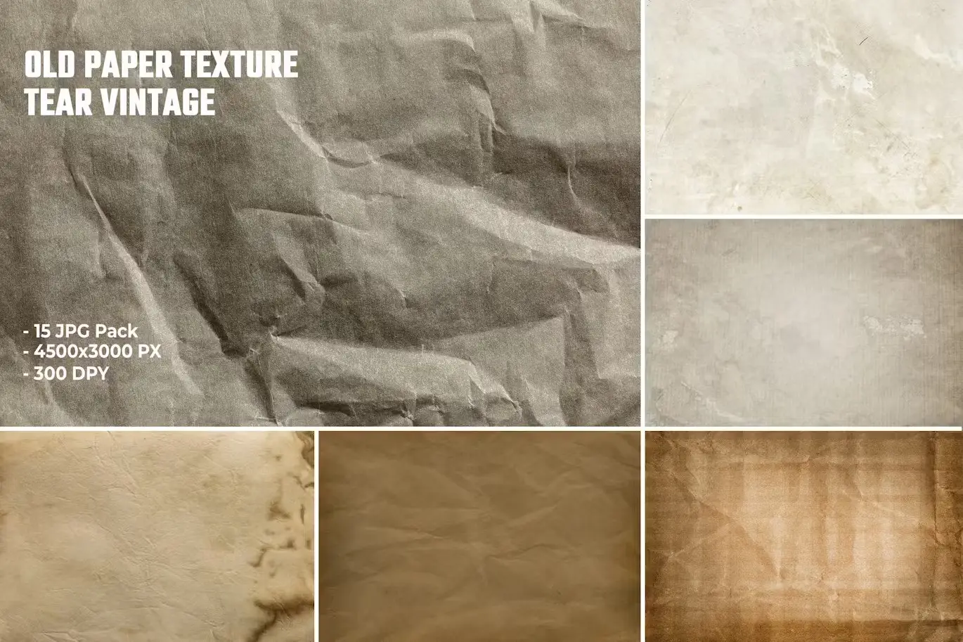 Old Paper Texture Tear Vintage Background