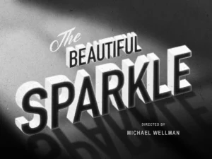old school movie text effect