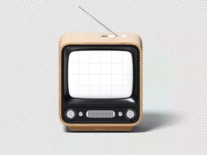 old tv set mockup2